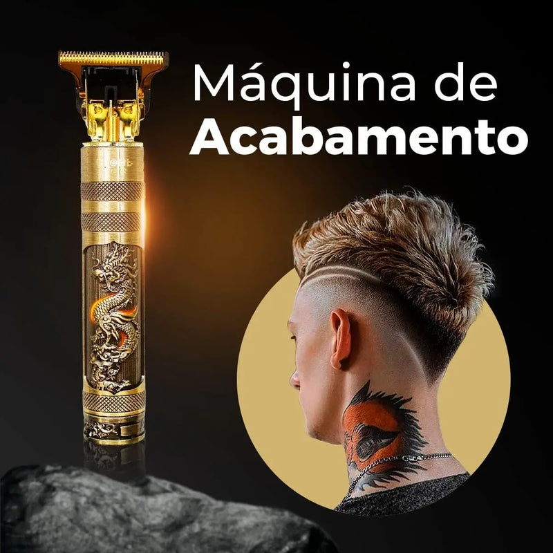 Máquina de corte de cabelo masculina com design aleatório elétrico profissional